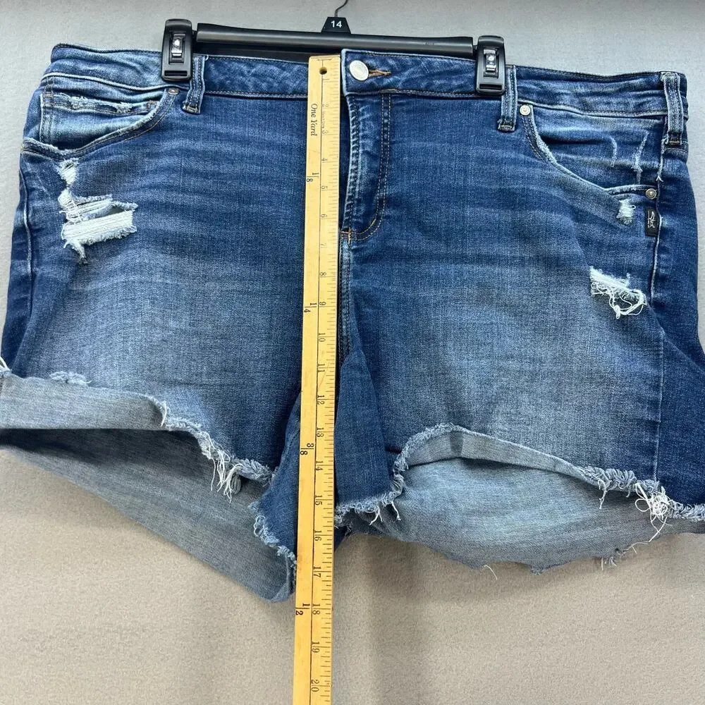 Silver Jean Co. Shorts Women's Size 22X5.5L Suki Distressed Casual Normcore - Picture 4 of 14